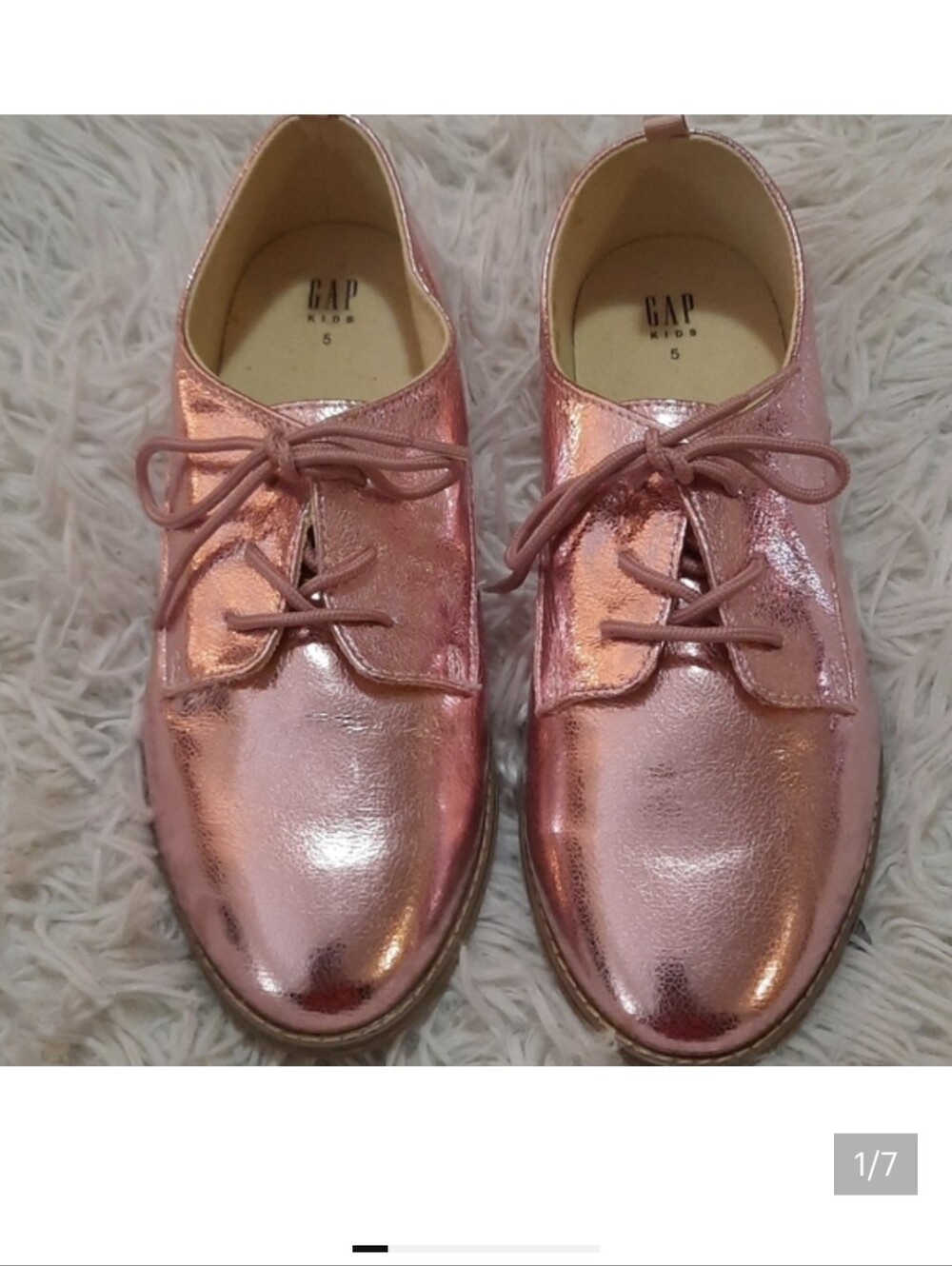 Girls Pink Oxford Shoes From The Gap